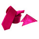 Men's Satin Polyester Neck Tie Handkerchief Pocket Square Set Men’s Fashion Accessory